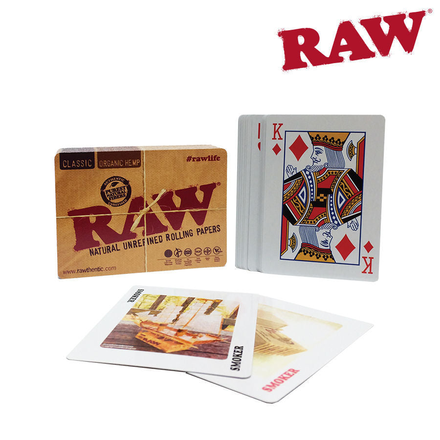 RAW BLACK PLAYING CARDS