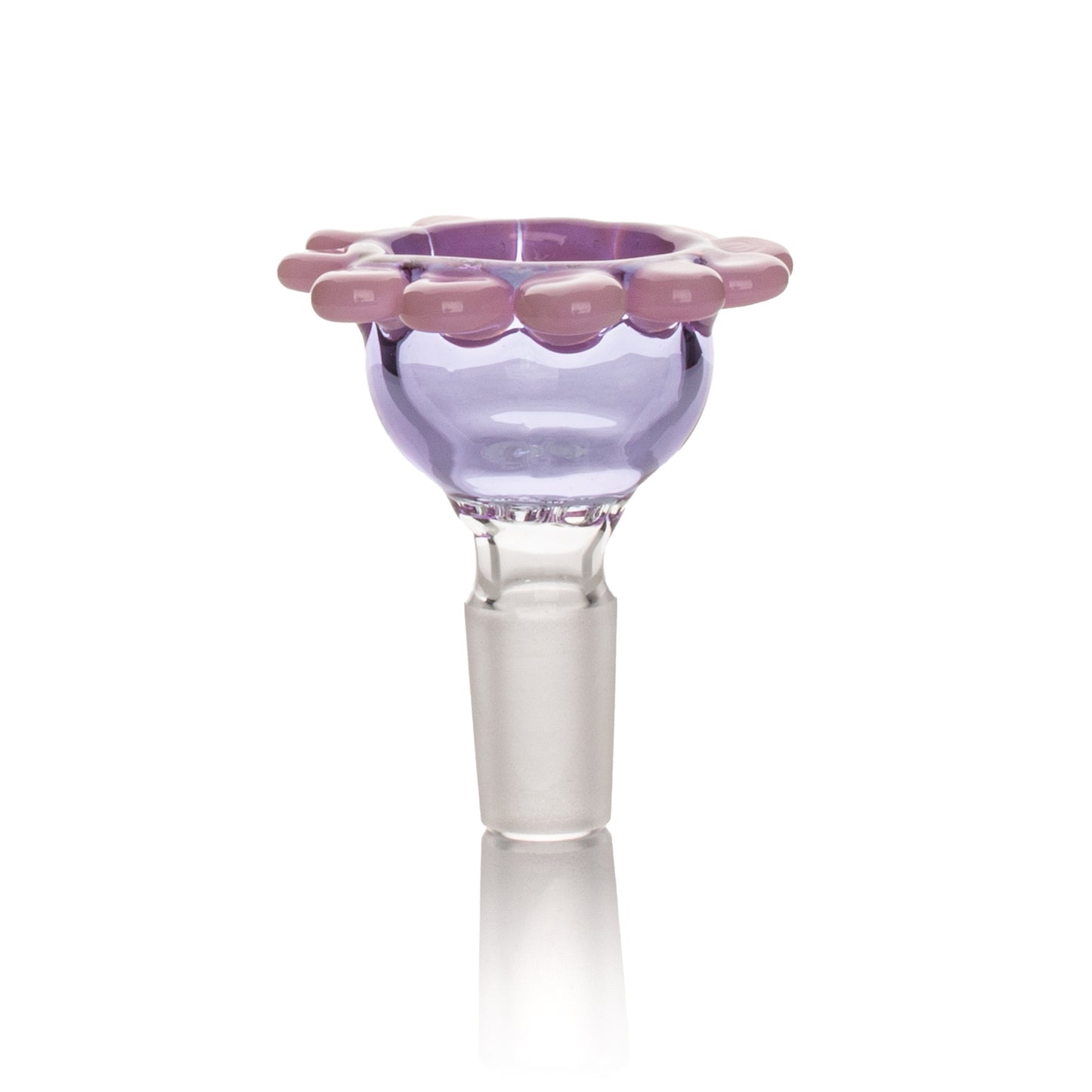 Red Eye Glass 14mm Flower Pull-Out With Built-In Screen