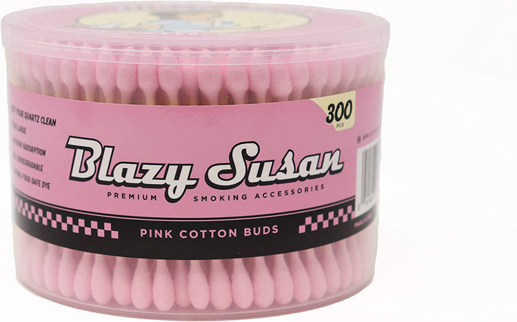 Blazy Susan Pink Cotton Buds - 300 Pack