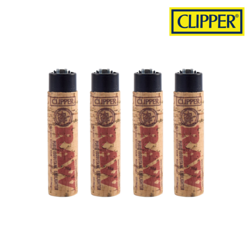 CLIPPER RAW POP COVER CORK  - Refillable Butane Lighter - 1 PC