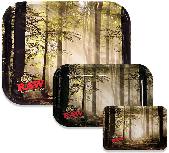 RAW - Smokey Trees Rolling Tray