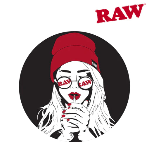 RAW Sticker - Glasses Hat Girl