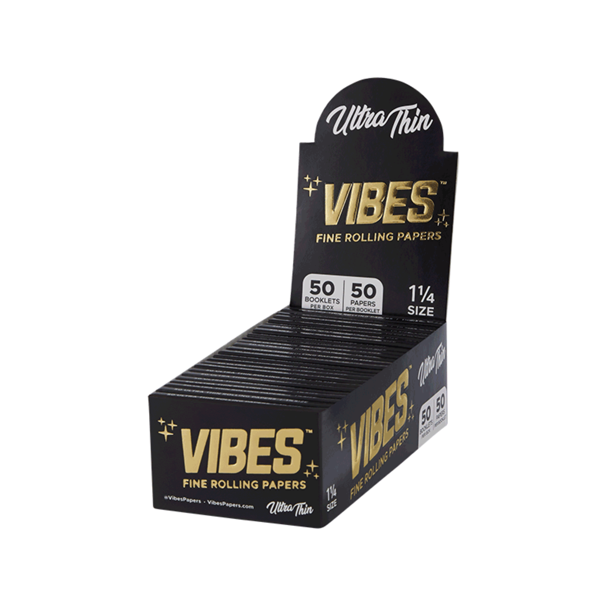 Vibes - Ultra Thin - 1.25 Rolling Papers - 33 Sheets