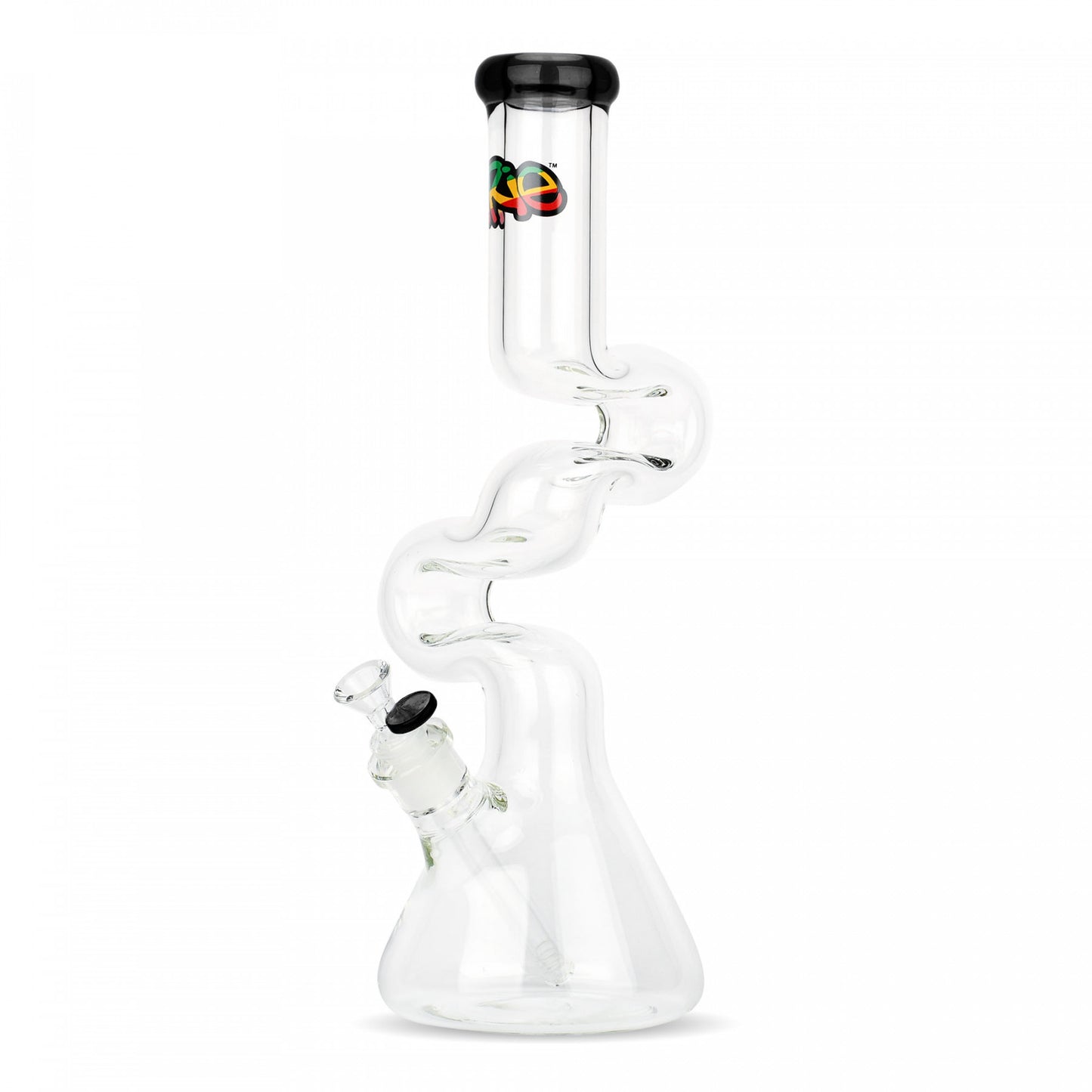 iRie - 16" 7mm Thick, Loop-D-Loop Beaker Tube Bong
