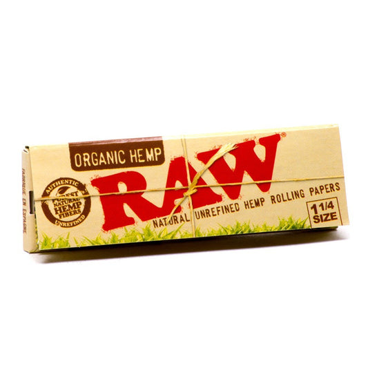 RAW Organic Hemp - 1-1/4 Rolling Papers