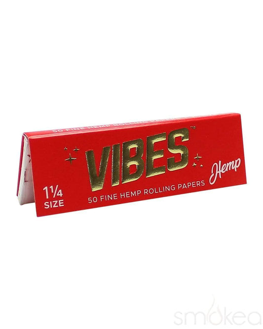 Vibes 1-1/4 Size Hemp Rolling Papers 50 Sheets