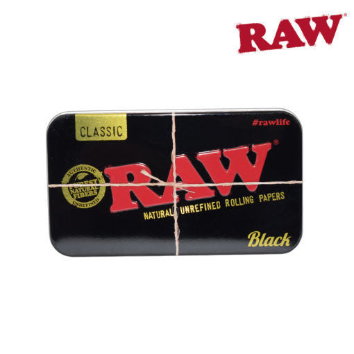 RAW BLACK METAL TIN CASE