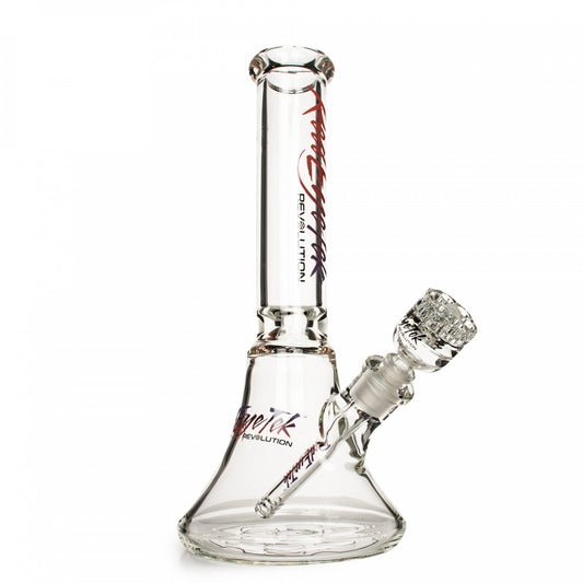 RED EYE TEK - 14" 7mm Thick Revolution Bell Base Water Pipe