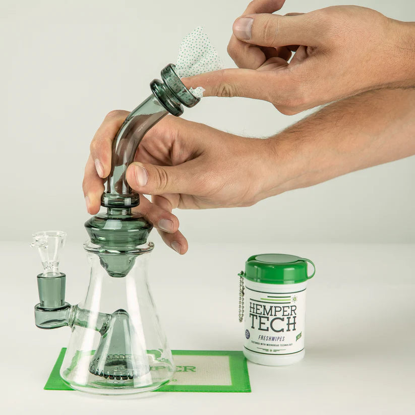 HEMPER Tech Alcohol Freshwipes Bucket - 25 Count