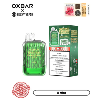 OXBAR G-8000 By Rocky Vapor - Limited Edition 8K Disposable