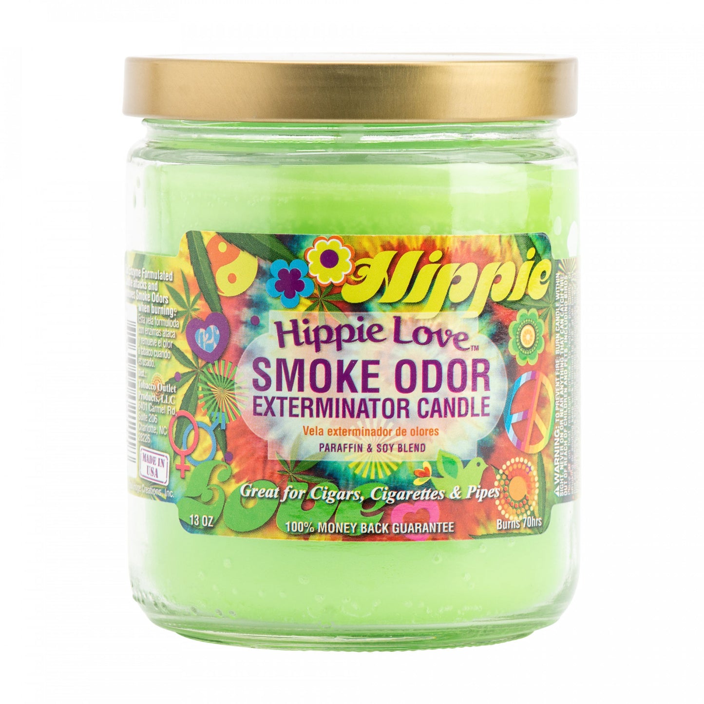 Smoke Odor - 13oz Candle - Hippie Love