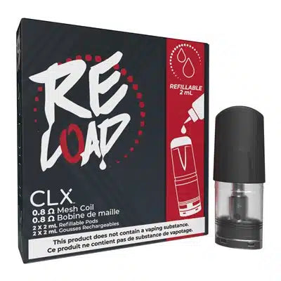 CLX Reload - Empty Refillable Pod (2 pack) S-Compatible