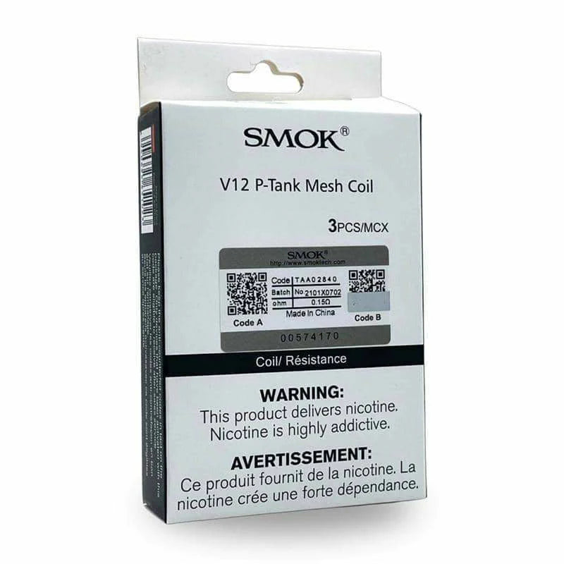 SMOK V12 P-Tank Mesh Coil - 3 Pack