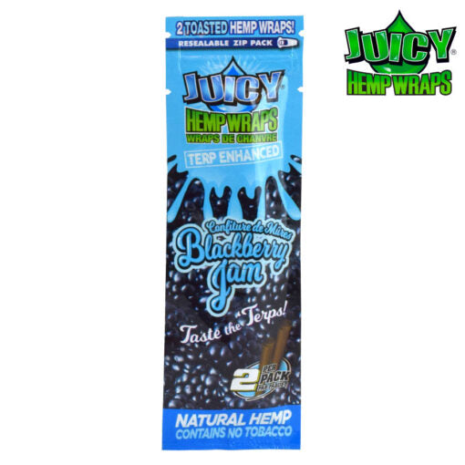 JUICY TERP ENHANCED HEMP WRAPS – BLACKBERRY JAM