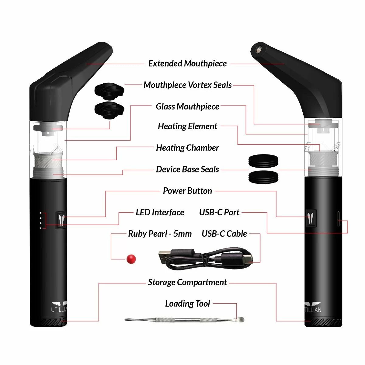 Utillian 6 Dab Pen - Concentrate Vaporizer