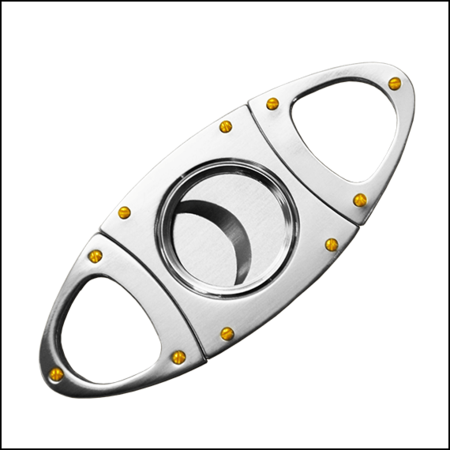 CIGAR CUTTER - WITH RIVET - SILVER