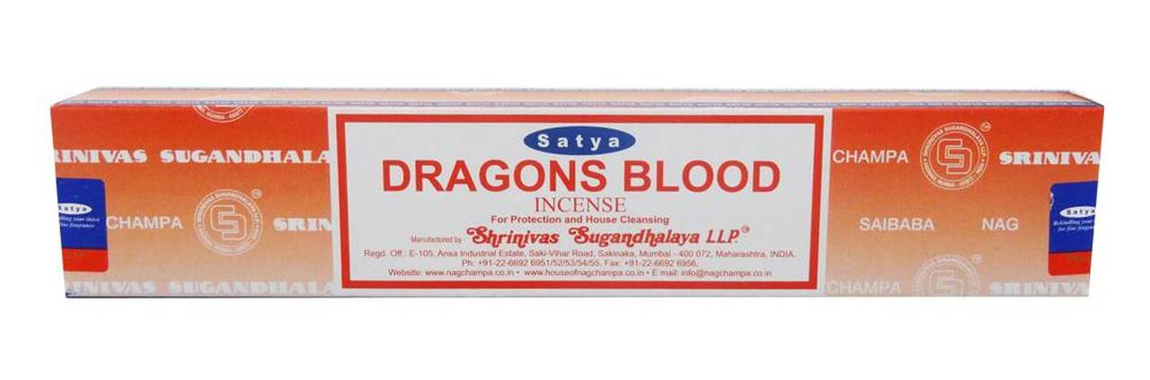 Satya - Dragon's Blood - Incense Sticks - 15g Box