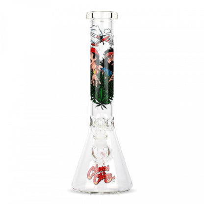 Cheech & Chong Glass - 15" Fields of Green Beaker Tube Gift Set