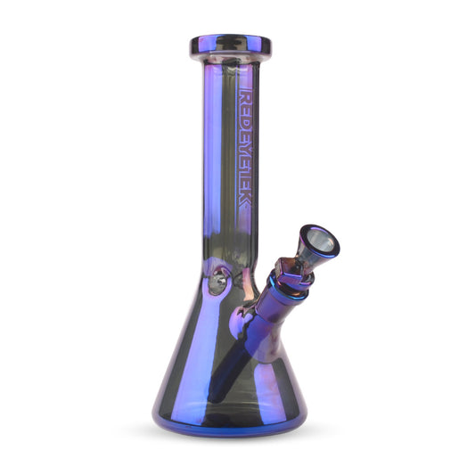 Red Eye Tek - 12" Metallic Terminator Finish Hex Top Beaker Bong