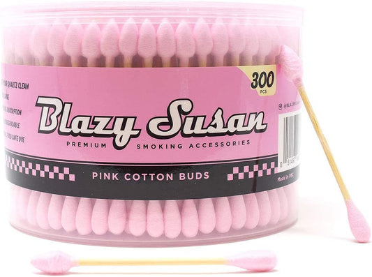 Blazy Susan Pink Cotton Buds - 300 Pack
