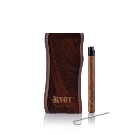 RYOT Large Walnut Wood One Hitter Dugout