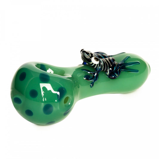 Red Eye Glass - 4" Frogger Hand Pipe