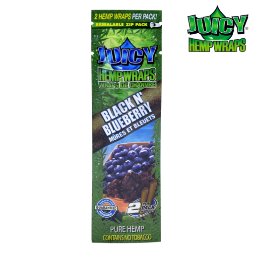 JUICY HEMP WRAPS – BLACK N’ BLUEBERRY