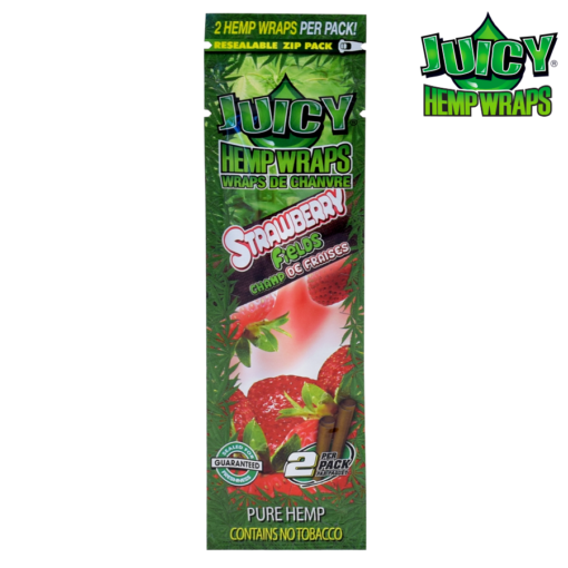 JUICY HEMP WRAPS – STRAWBERRY FIELDS