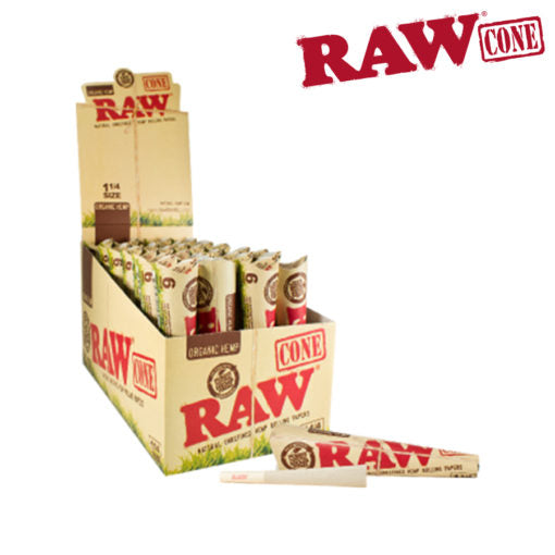 RAW ORGANIC PRE-ROLLED CONE 1¼ - 6 Pack