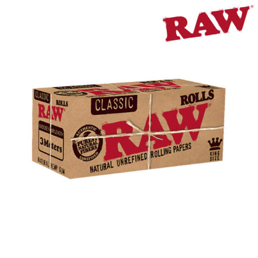 RAW CLASSIC UNREFINED ROLLS - ROLLING PAPER