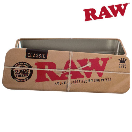 RAW Roll Caddy - Metal Tin Case - King Size