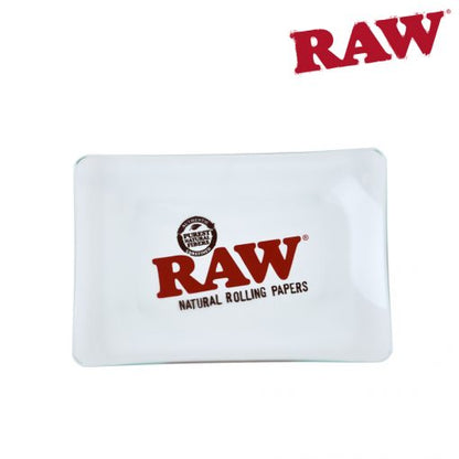 RAW CLEAR GLASS MINI TRAY