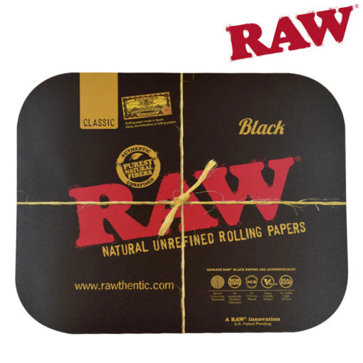 RAW Black Magnetic Rolling Tray Cover
