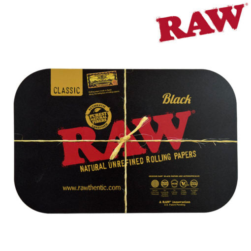 RAW Black Magnetic Rolling Tray Cover
