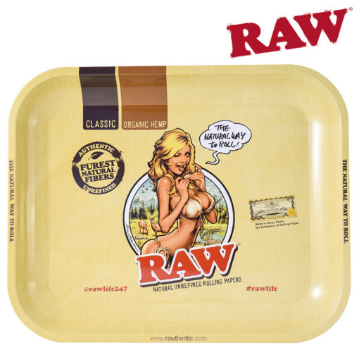 RAW Bikini Girl Rolling Tray - Large