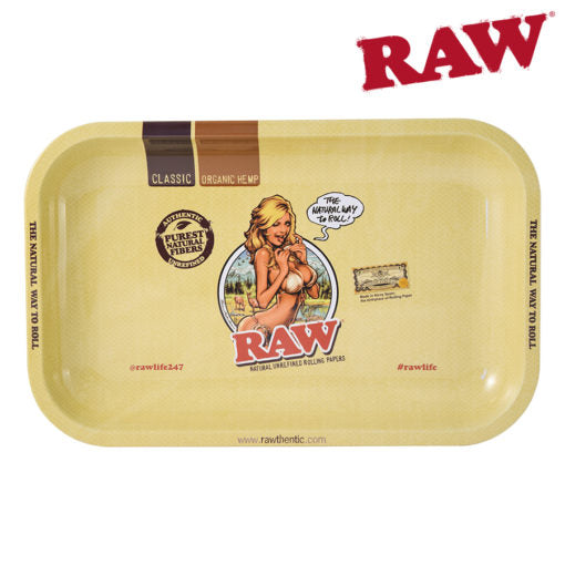 RAW Bikini Girl Rolling Tray - Small