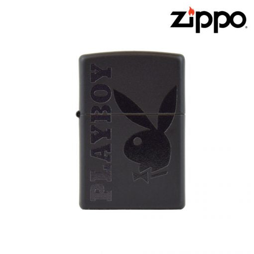 ZIPPO LIGHTER – PLAYBOY BLACK MATTE