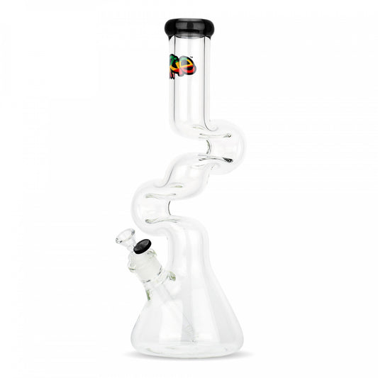 16" 7mm Thick Loop-D-Loop Beaker Tube Bong