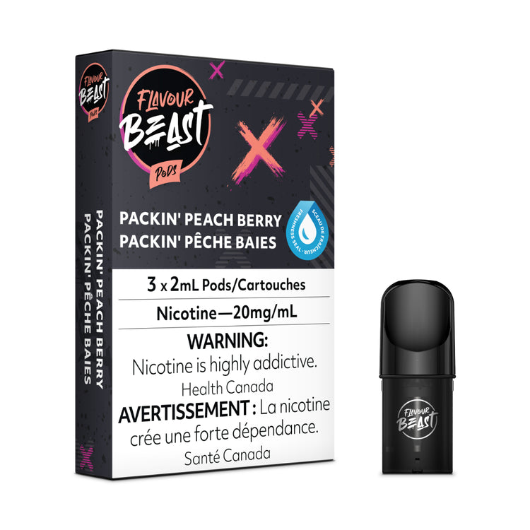 Flavour Beast Pod Pack - Packin' Peach Berry (3/PK)