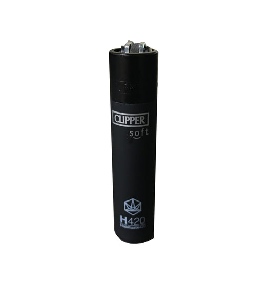 Clipper Lighter Regular Size - Soft Touch Black