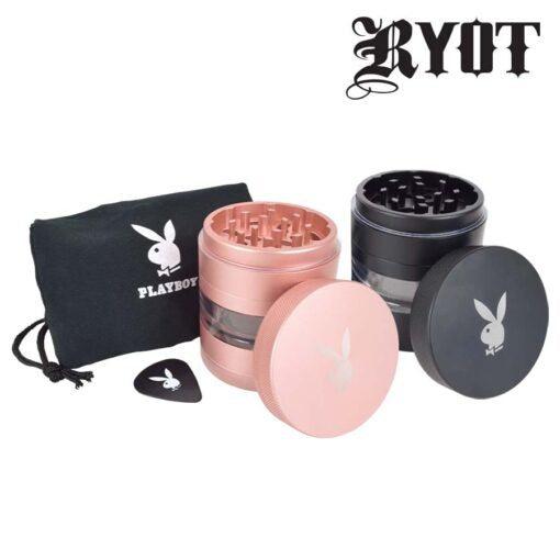 PLAYBOY BY RYOT 2.2″ 4-PIECE JAR BODY GRINDERS