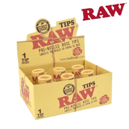 RAW PRE ROLLED ROSE TIPS - 1 Pc